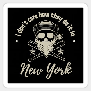 I Don't Care New York Sticker